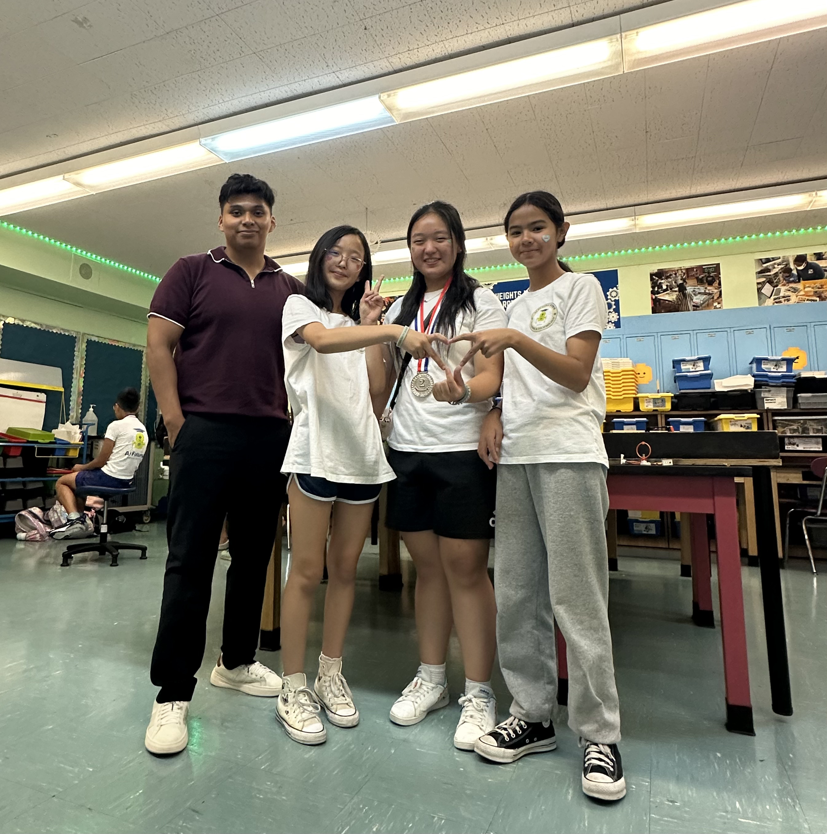 FLL team project moment